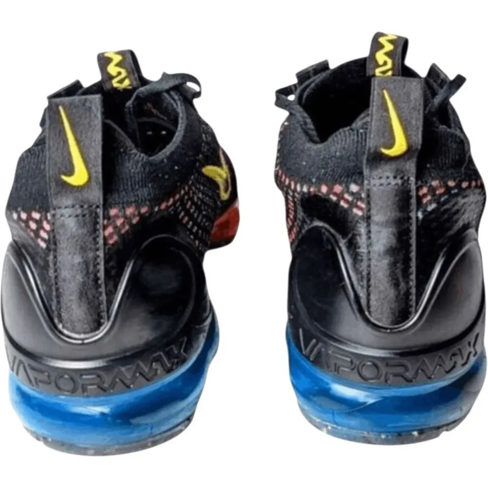 NIKE Air VaporMax 2021 Flyknit 'Black Photo Blue Crimson Gold' Running Shoes Siz